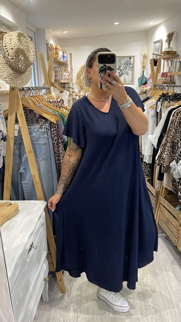 Robe Camille bleu marine