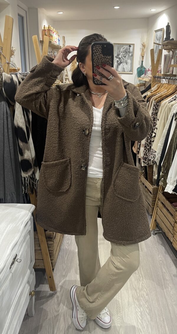 Manteau Éliot choco – Image 3