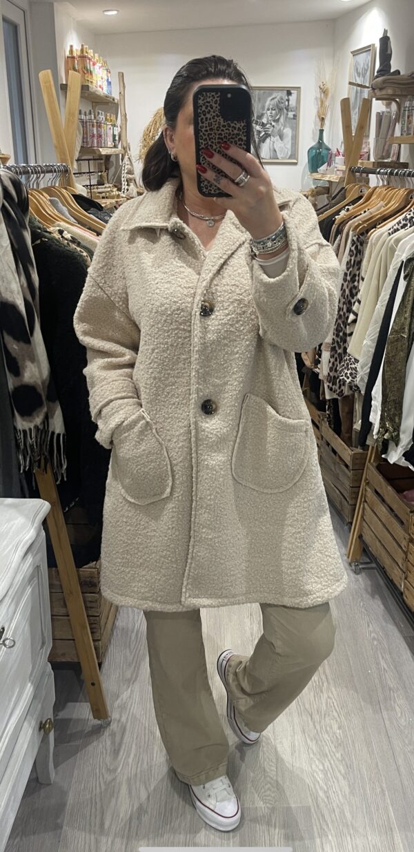 Manteau Éliot beige – Image 3