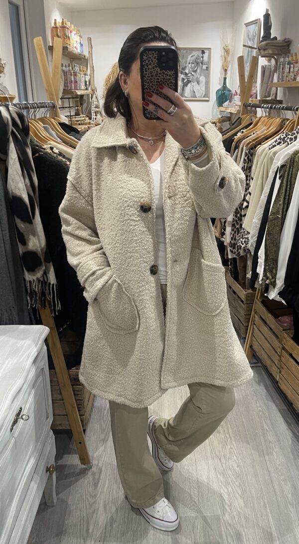 Manteau Éliot beige – Image 5