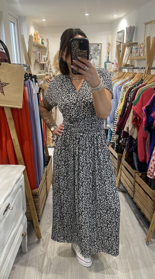 Robe longue Sady noire – Image 6