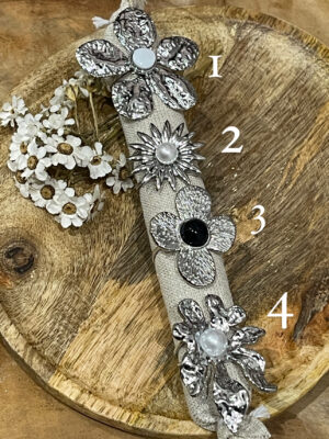 Bague en acier inoxydable argent