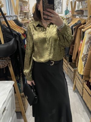 Chemise Mélina dorée