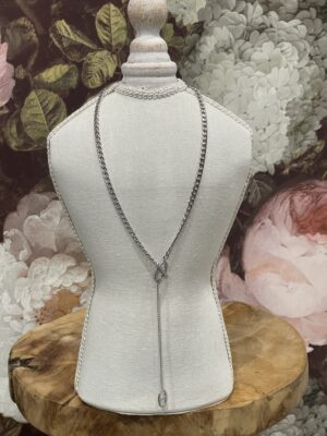 Collier/Sautoir Amos argent