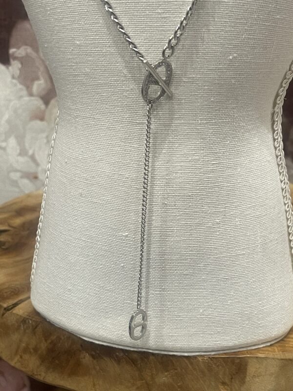 Collier/Sautoir Amos argent – Image 2