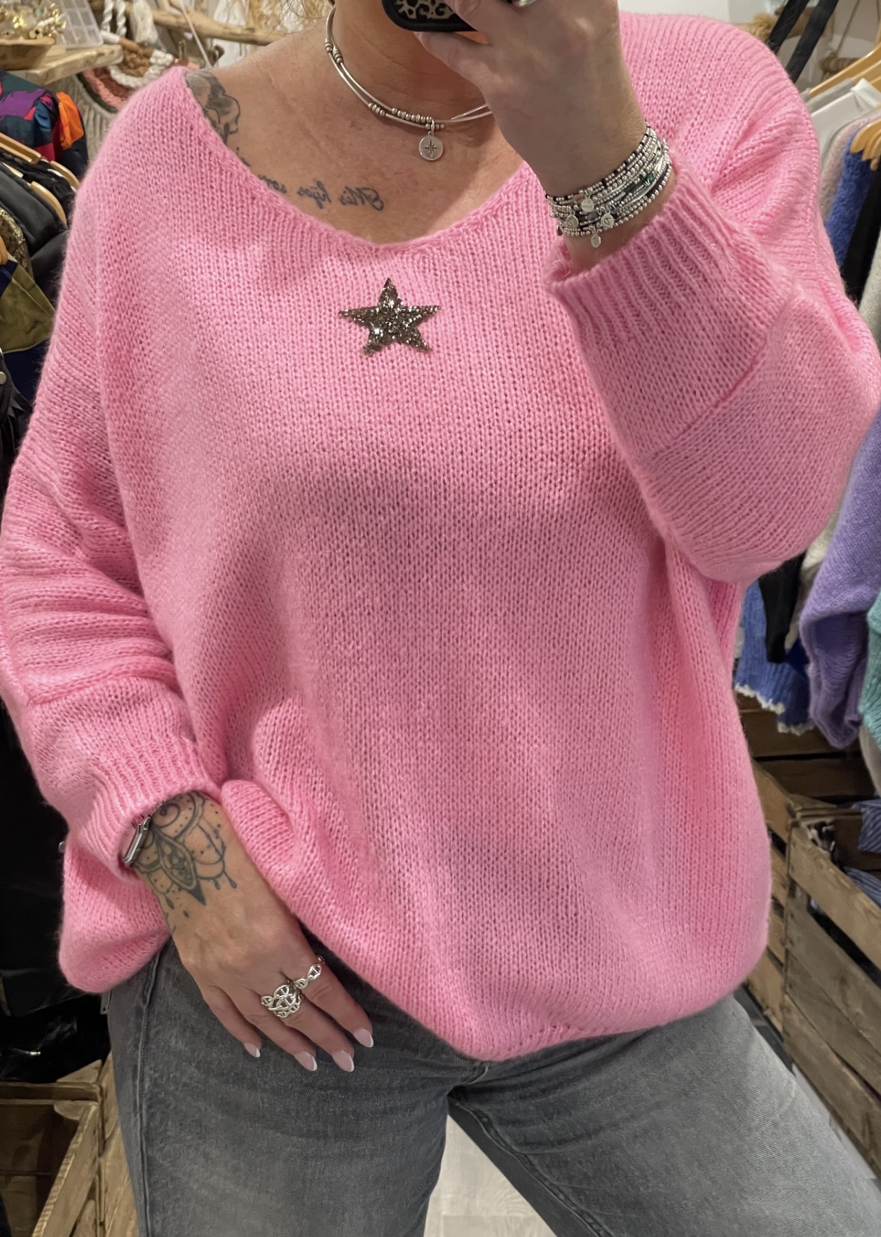 Pull Romy rose – Image 5