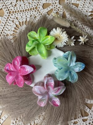 Pince à cheveux fleur de lotus