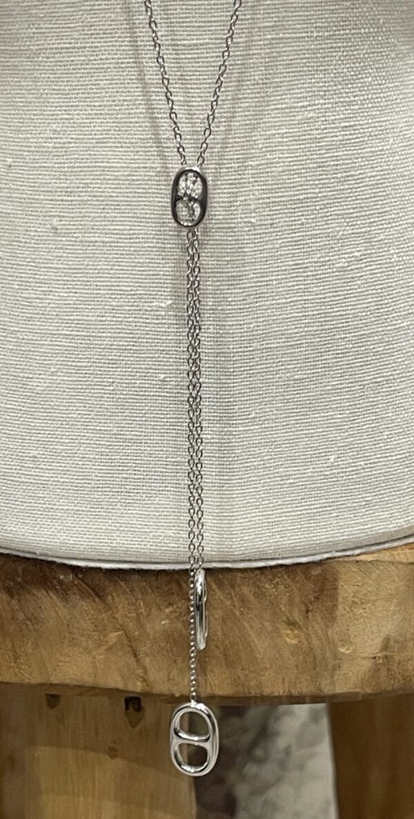 Collier/Sautoir Galio argent – Image 2