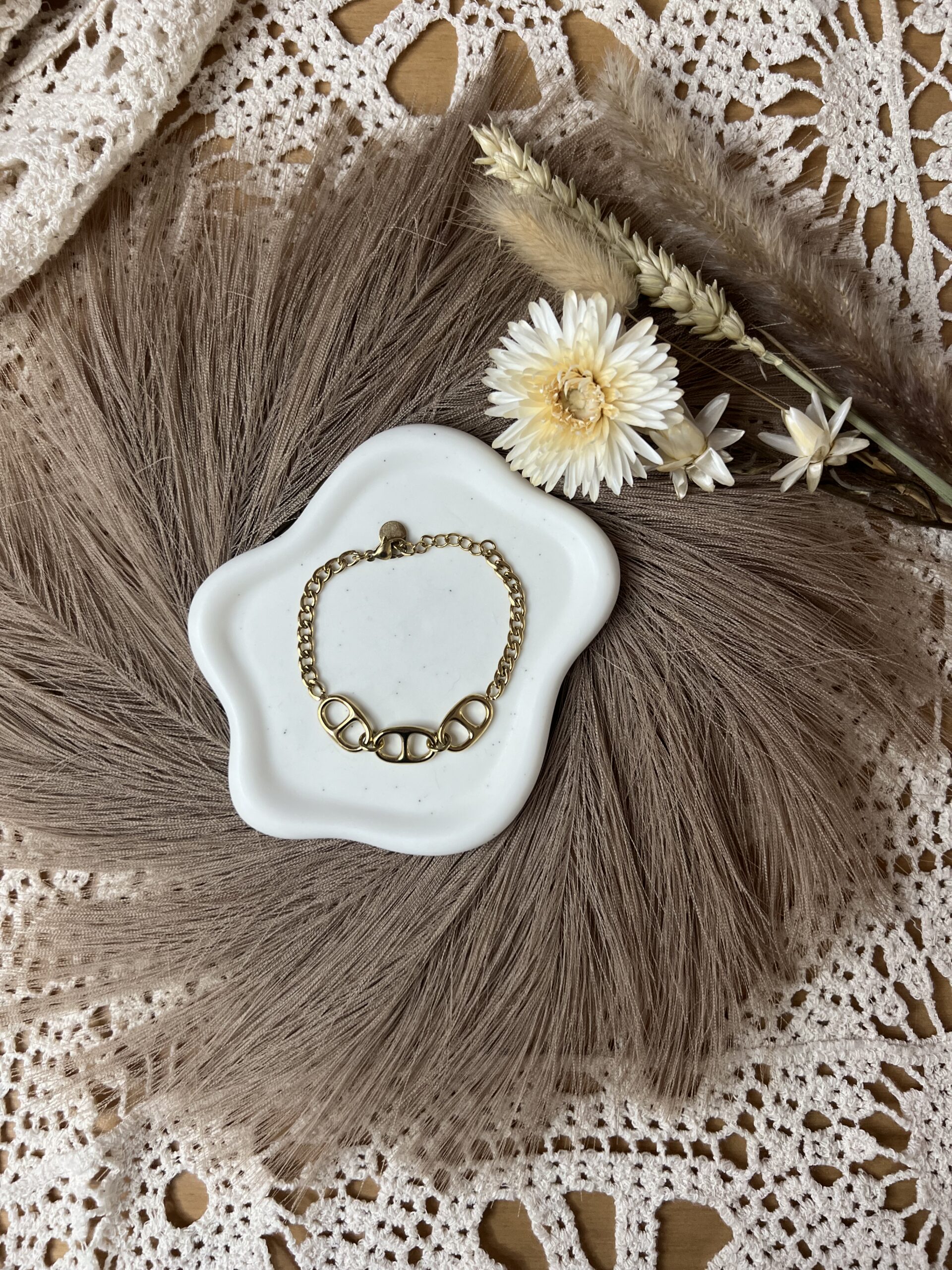 Bracelet Dalina doré – Image 2