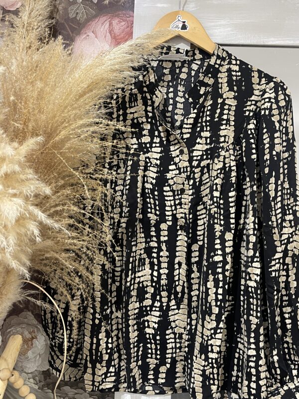 Blouse Natacha noire/beige – Image 8