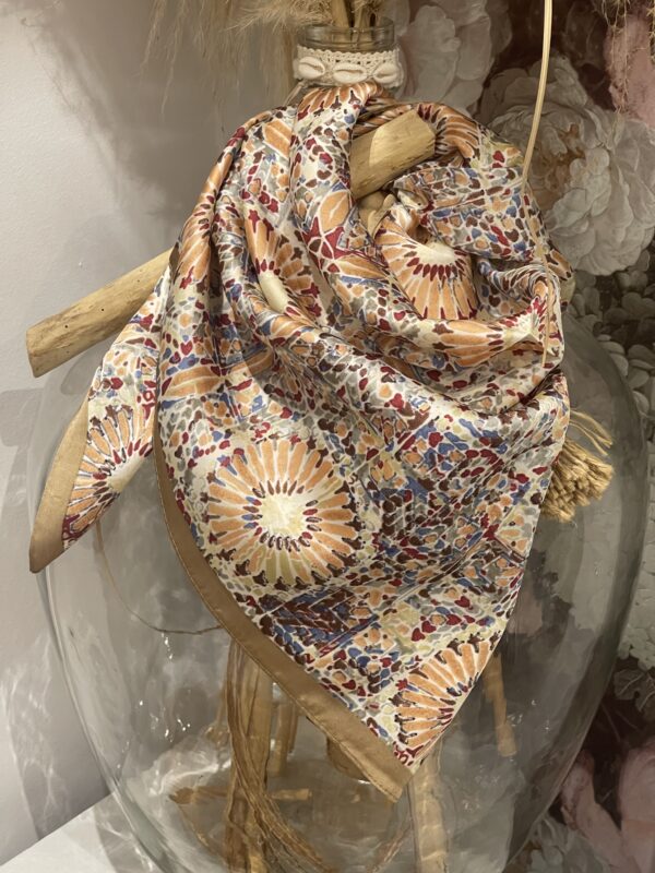 foulard Olivia beige – Image 4