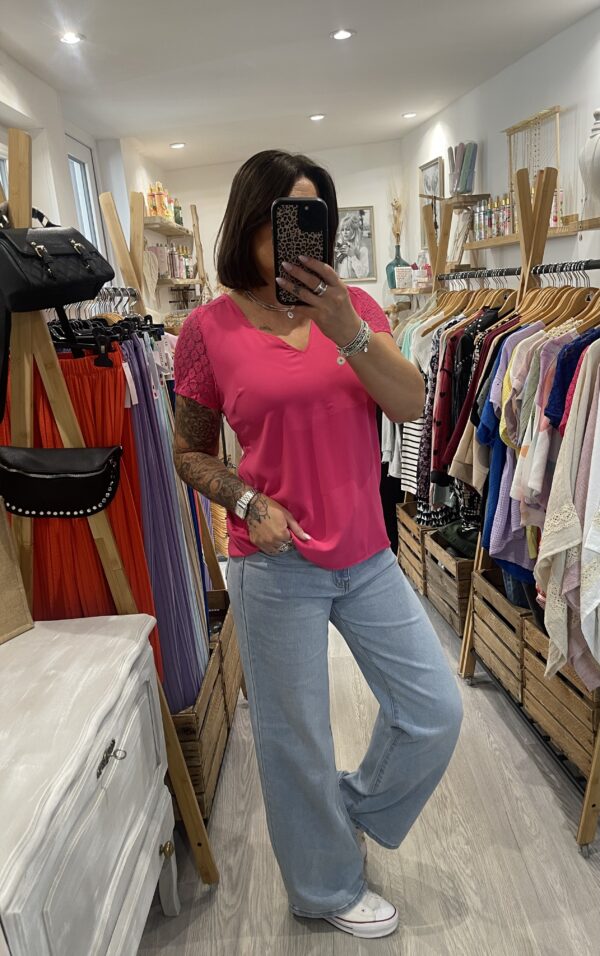 Blouse Stella fushia – Image 2