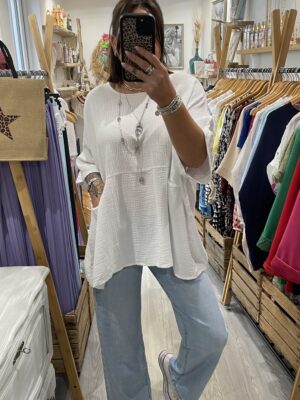 Blouse Isabel blanche
