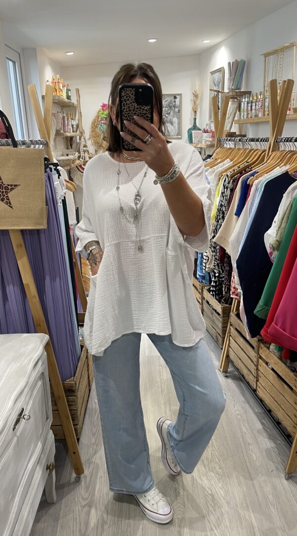 Blouse Isabel blanche