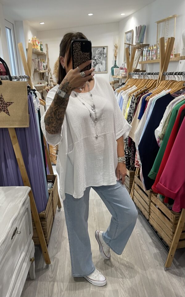 Blouse Isabel blanche – Image 3