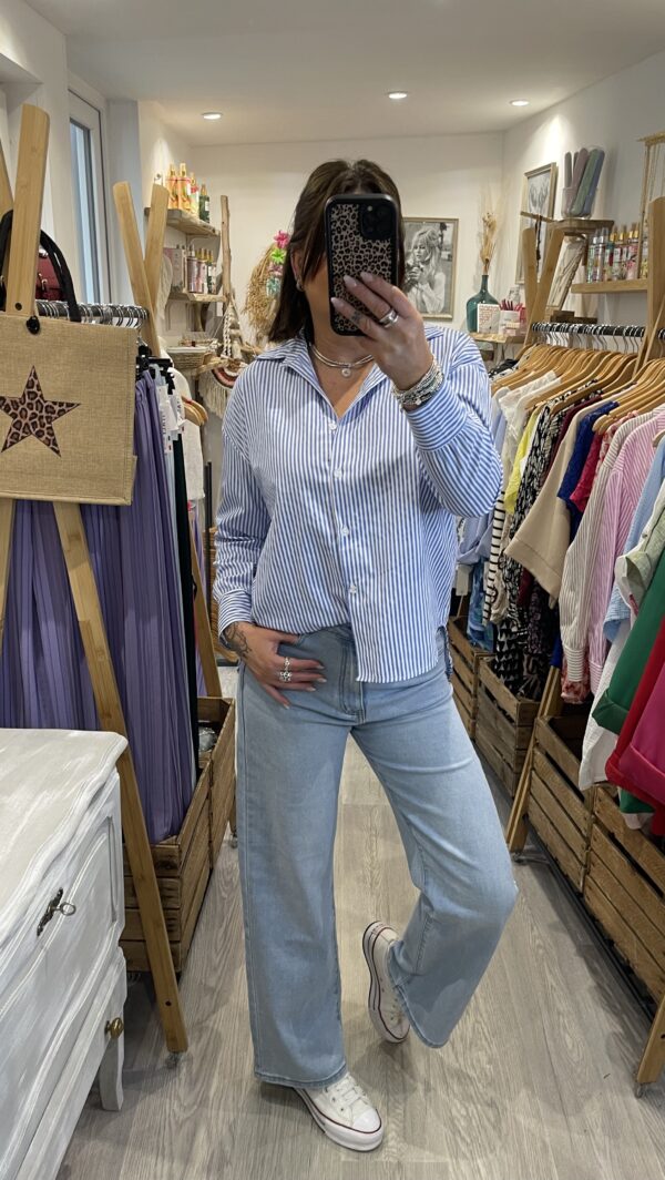 Chemise Naomie bleue – Image 2