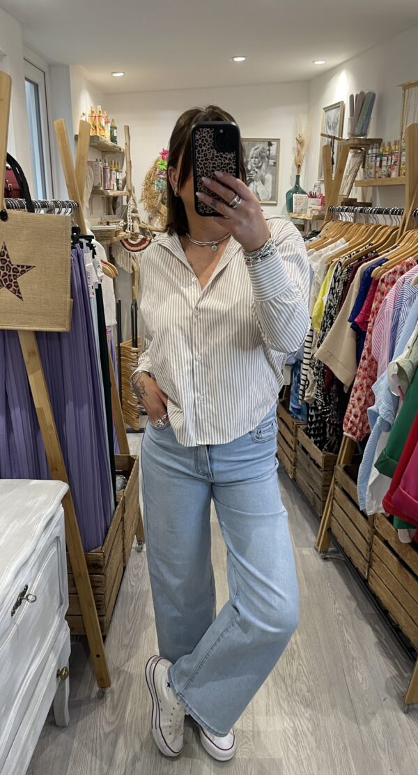 Chemise Naomie beige – Image 2