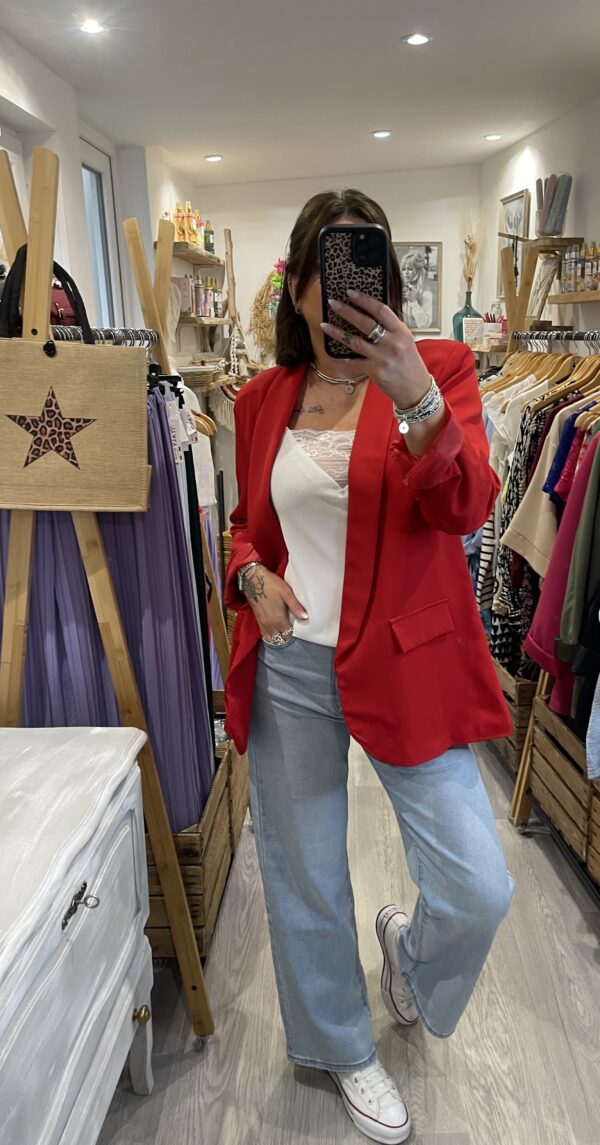 Blazer Clarke rouge