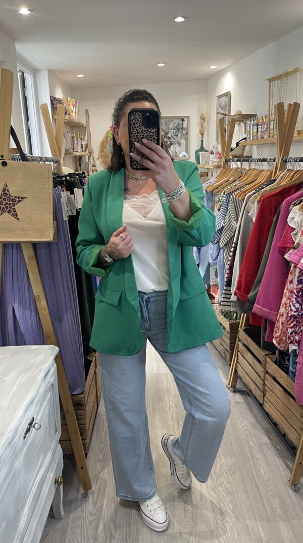 Blazer Clarke vert émeraude – Image 6