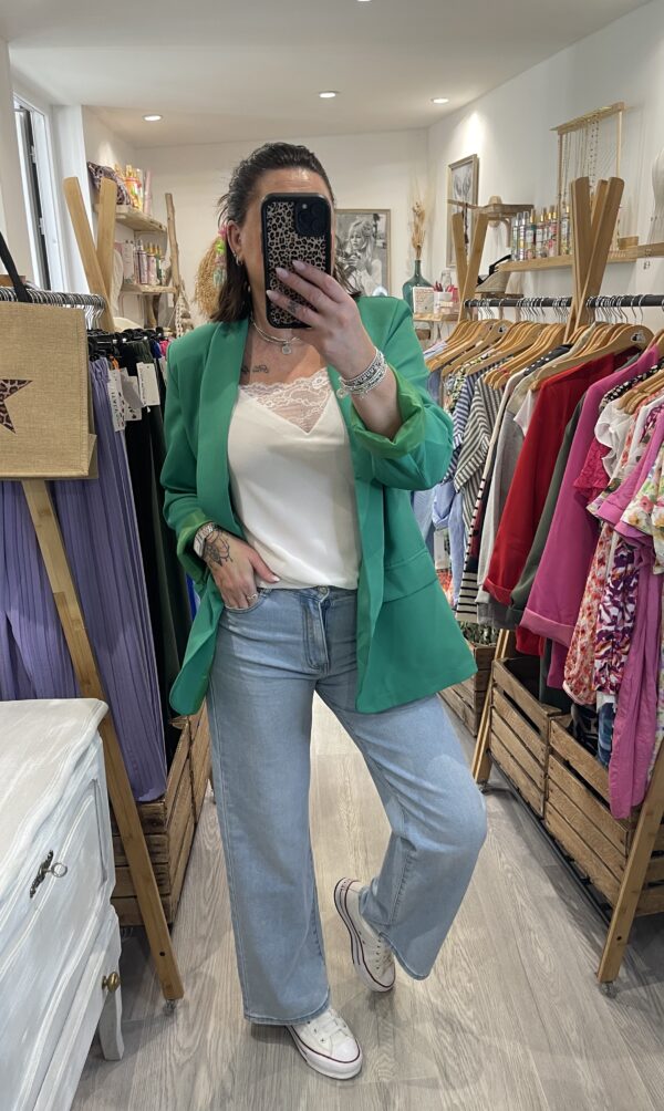 Blazer Clarke vert émeraude – Image 7