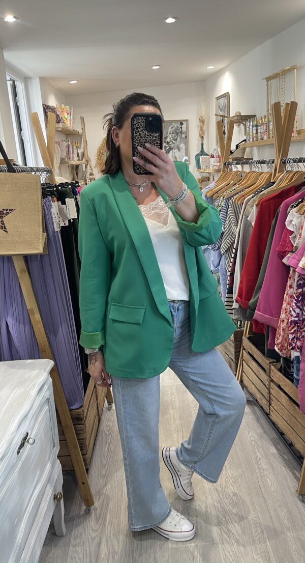 Blazer Clarke vert émeraude – Image 3