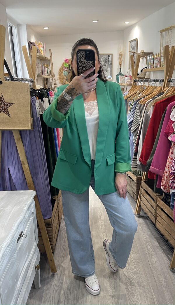 Blazer Clarke vert émeraude – Image 8