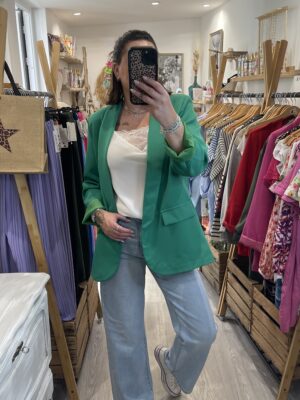 Blazer Clarke vert émeraude
