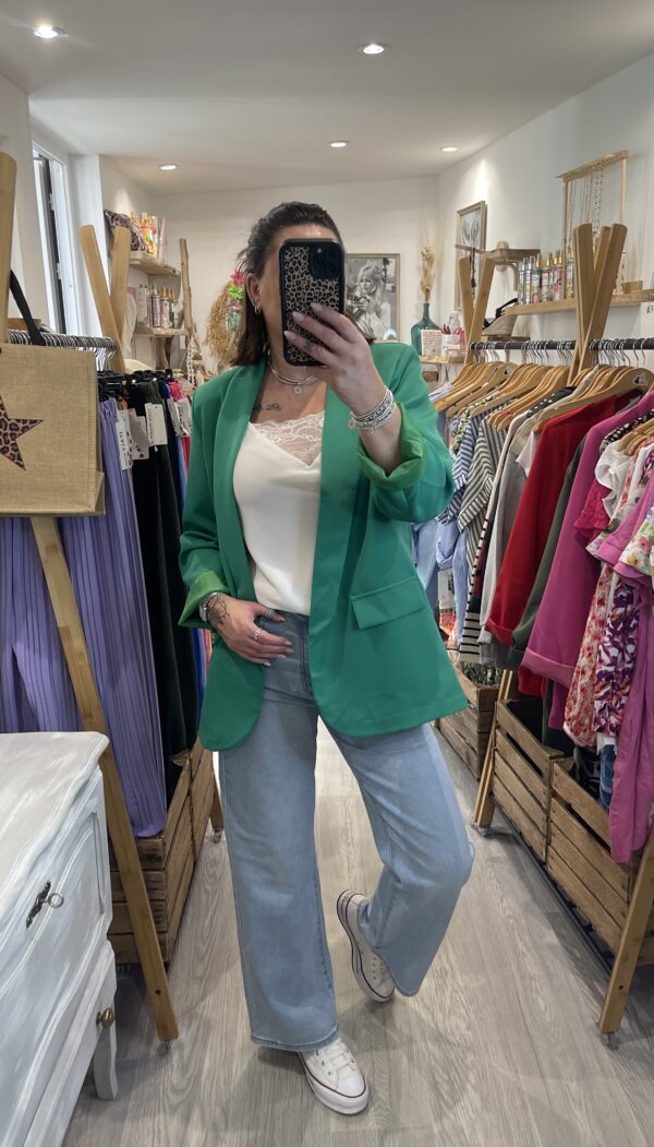 Blazer Clarke vert émeraude
