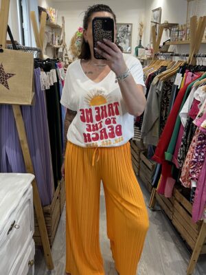 Pantalon Milo orange