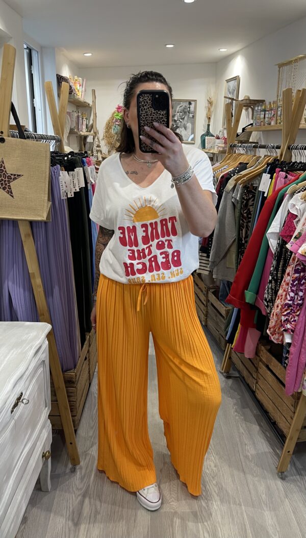 Pantalon Milo orange