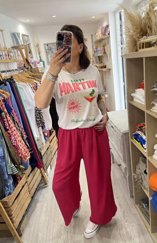 Pantalon Gio fuchsia – Image 3