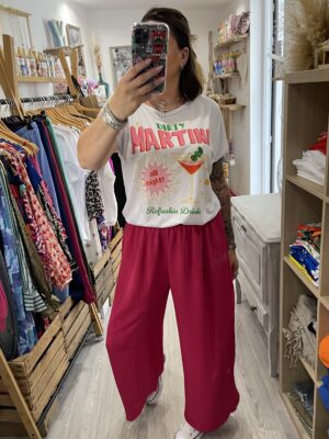 Pantalon Gio fuchsia