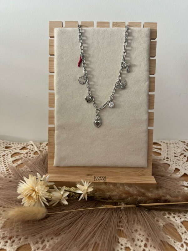 Collier Ajaccio argenté – Image 2