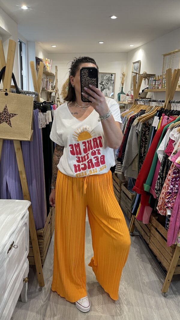 Pantalon Milo orange – Image 5