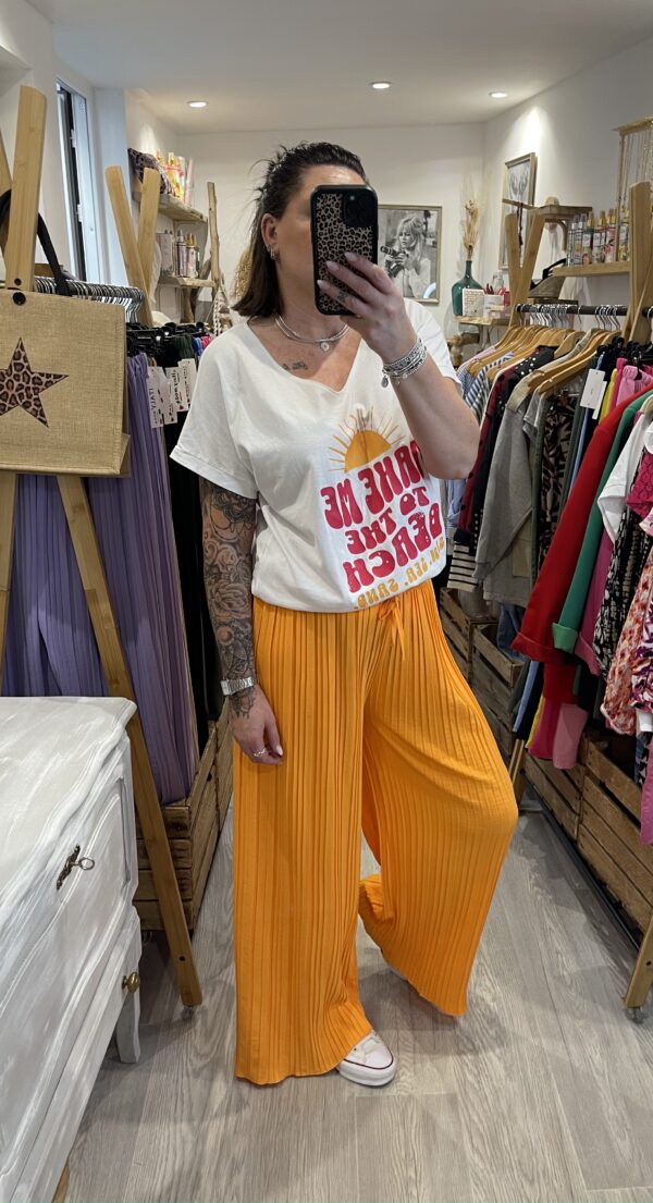 Pantalon Milo orange – Image 2