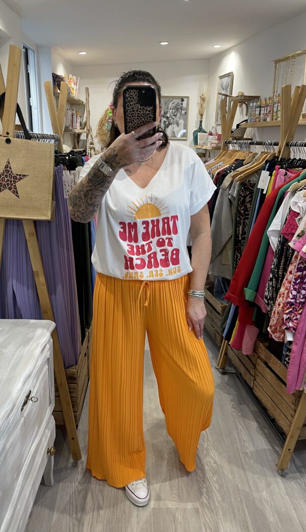 Pantalon Milo orange – Image 3