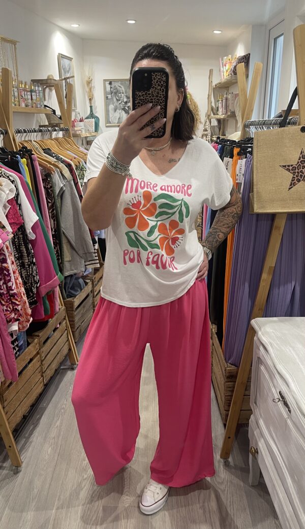 Pantalon Gio fuchsia – Image 4