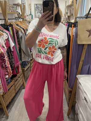 Pantalon Gio fuchsia