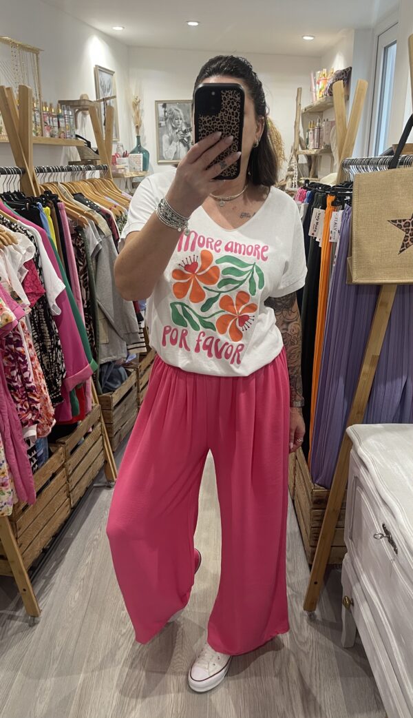 Pantalon Gio fuchsia