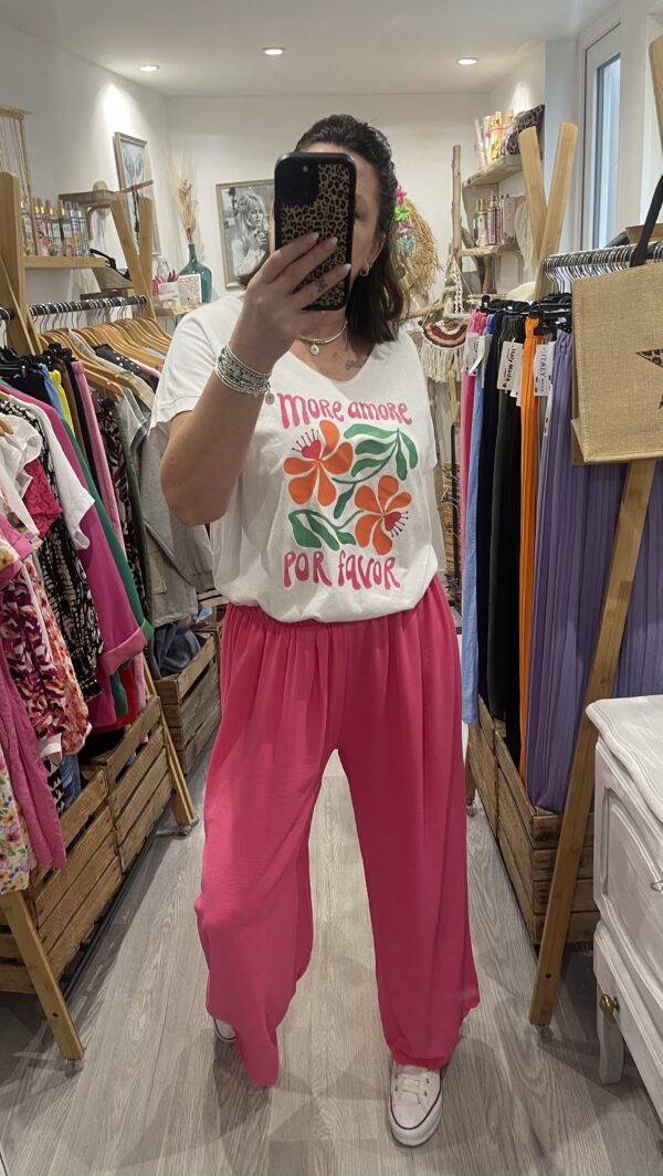 Pantalon Gio fuchsia – Image 3