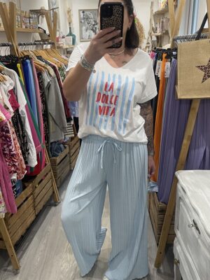 Pantalon Milo bleu ciel
