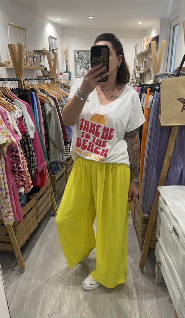 Pantalon Gio jaune – Image 2