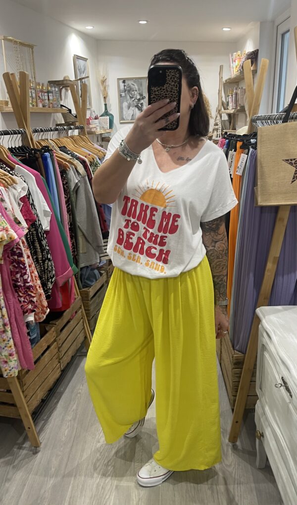 Pantalon Gio jaune – Image 6