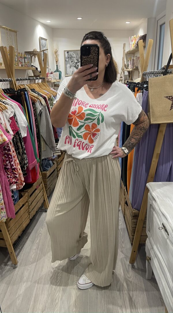 Pantalon Milo beige – Image 2