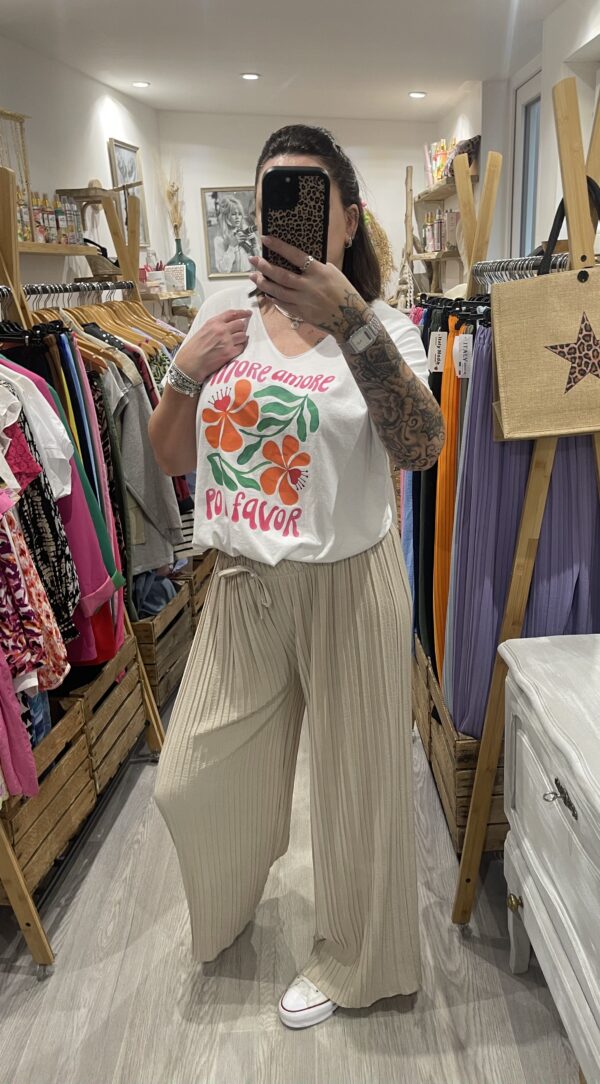 Pantalon Milo beige – Image 3