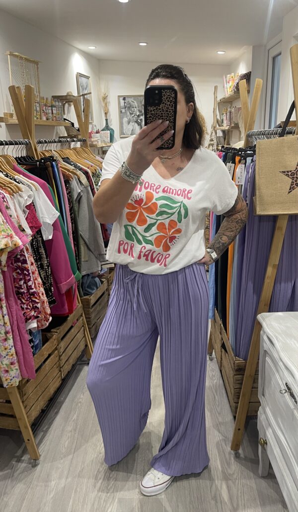 Pantalon Milo lilas – Image 2