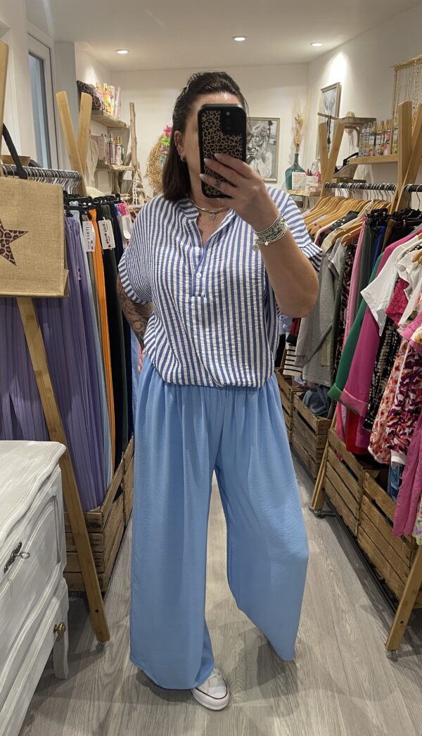 Blouse Alexandra bleue – Image 5