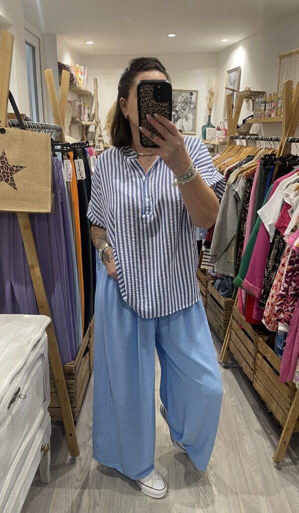 Blouse Alexandra bleue – Image 6