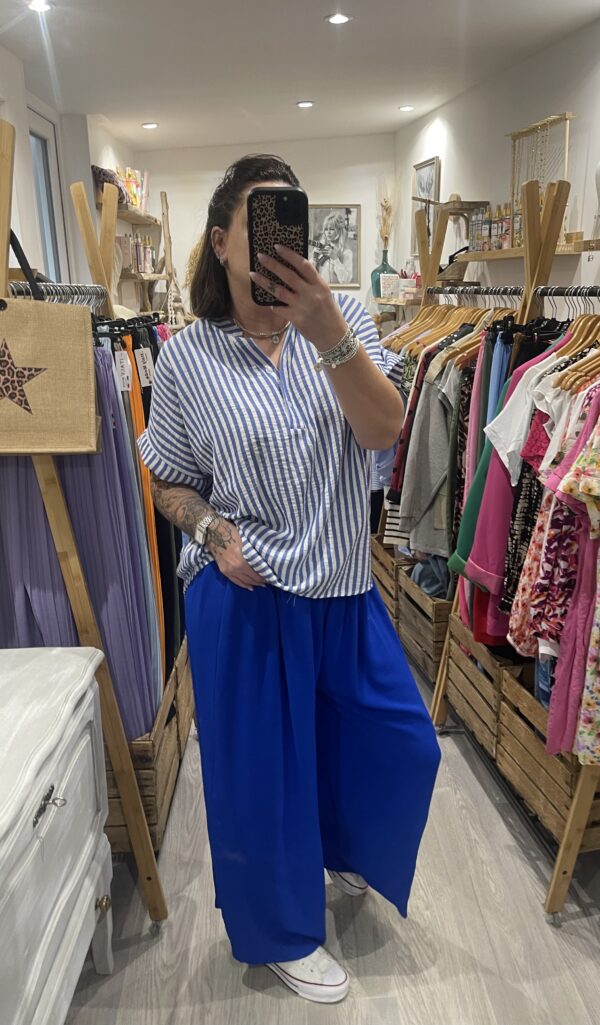 Blouse Alexandra bleue – Image 3