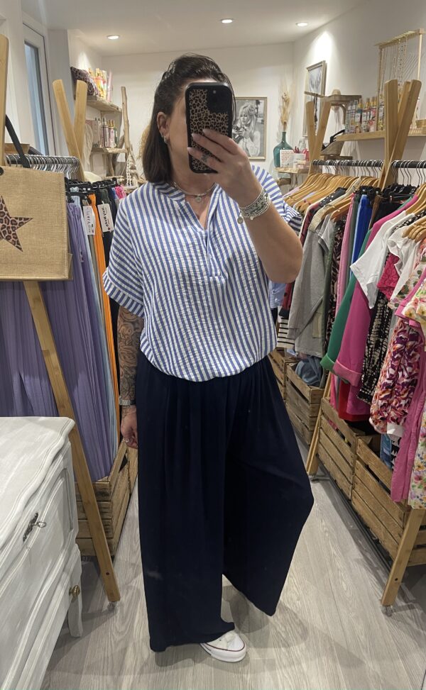 Blouse Alexandra bleue – Image 8
